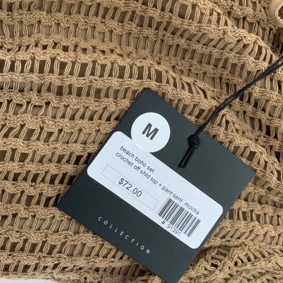 Top + Pant Beach Set NWT - Mocha - Picture 3 of 5